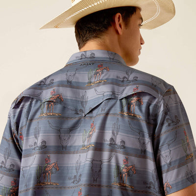 Ariat Men's VentTEK Western Print Fitted Shirt