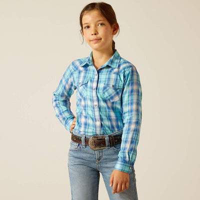 Ariat Girl's Xico Plaid Shirt