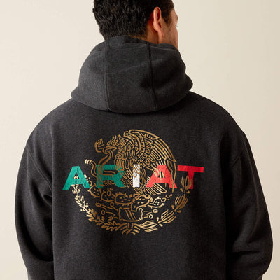 Ariat Men's Mexico Flag Lockup Hoodie