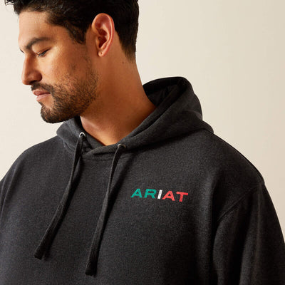 Ariat Men's Mexico Flag Lockup Hoodie