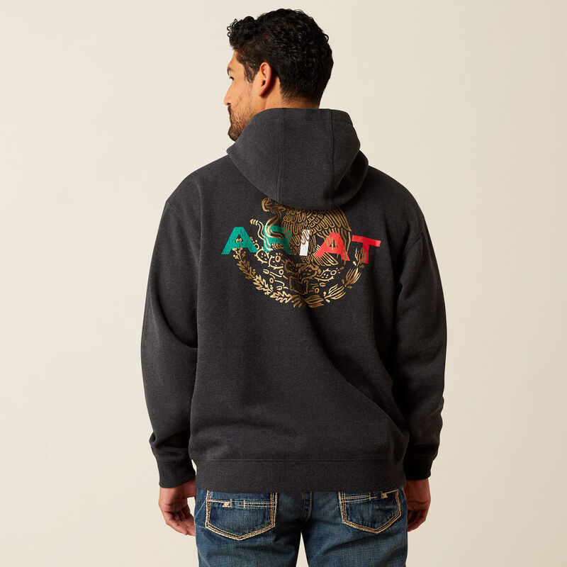 Ariat Men's Mexico Flag Lockup Hoodie