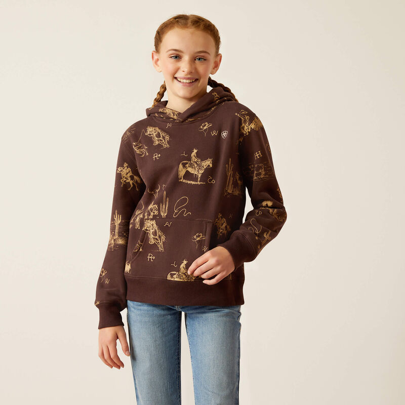 Ariat Kid's Ranch Scene Hoodie