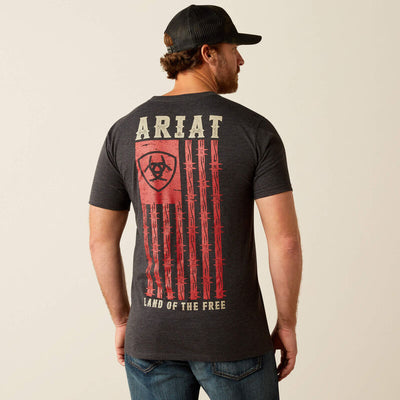 Ariat Men's Barbed Flag T-Shirt