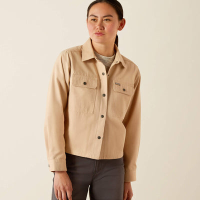 Ariat Women's Rebar Cropped Woven Shirt Jacket