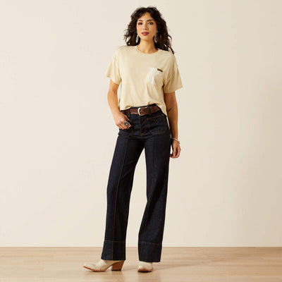 Ariat Women's Ultra High Rise Tomboy Western Utility Jean