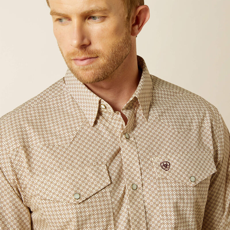 Ariat Men's Wrinkle Free Eddie Fitted Shirt