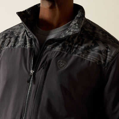 Ariat Men's Pioneer Stretchshell Jacket - Charcoal