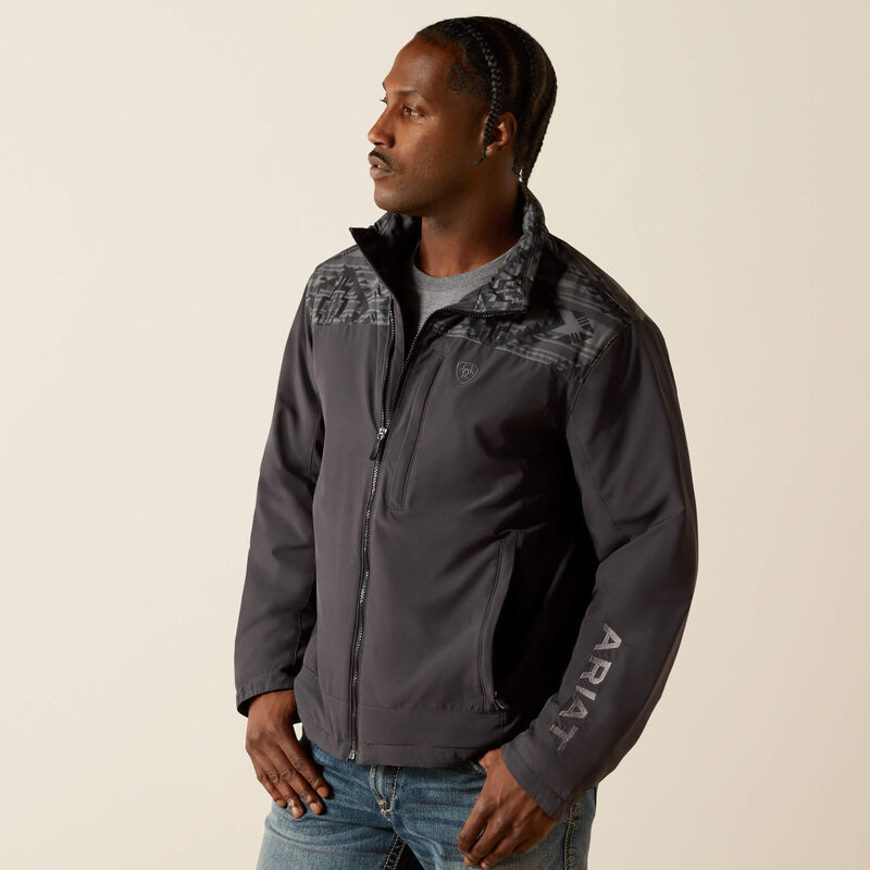 Ariat Men's Pioneer Stretchshell Jacket - Charcoal