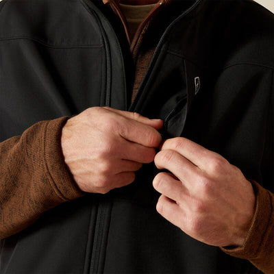 Ariat Men's Vernon Softshell Vest - Black