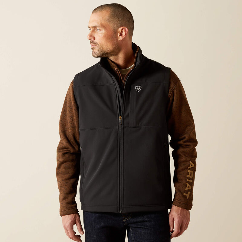 Ariat Men's Vernon Softshell Vest - Black