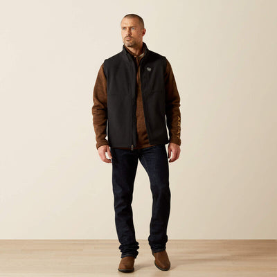 Ariat Men's Vernon Softshell Vest - Black