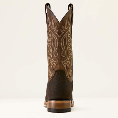 Ariat Men's Gold Point Bison Leather Western Boots