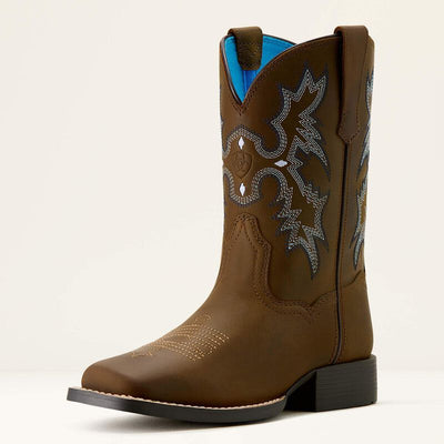Ariat Boy's Tombstone Wide Square Toe Western Boot