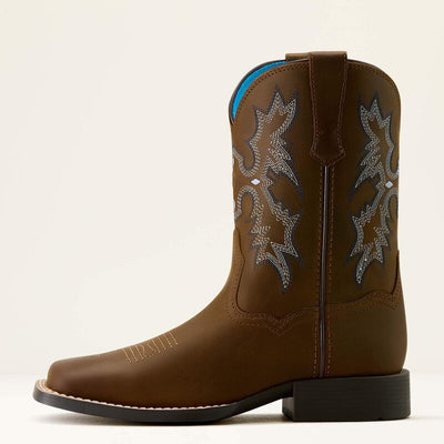 Ariat Boy's Tombstone Wide Square Toe Western Boot