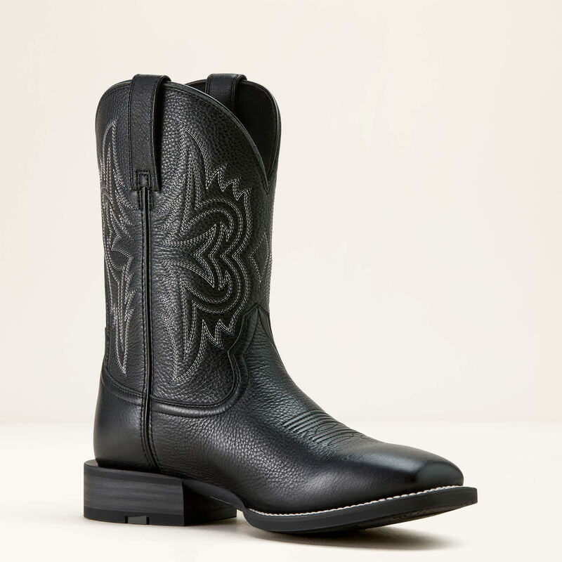 Ariat Men's Western Big Rig Wide Square Toe Cowboy Boot - Black