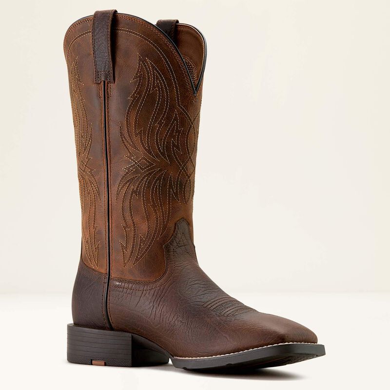 Ariat Men's Sport Rustler Wide Square Toe Cowboy Boot