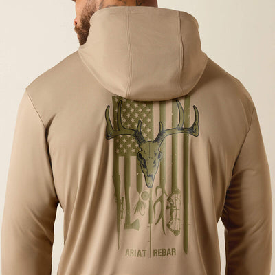 Ariat Men's Rebar Sunblocker Outdoor Hooded T-Shirt