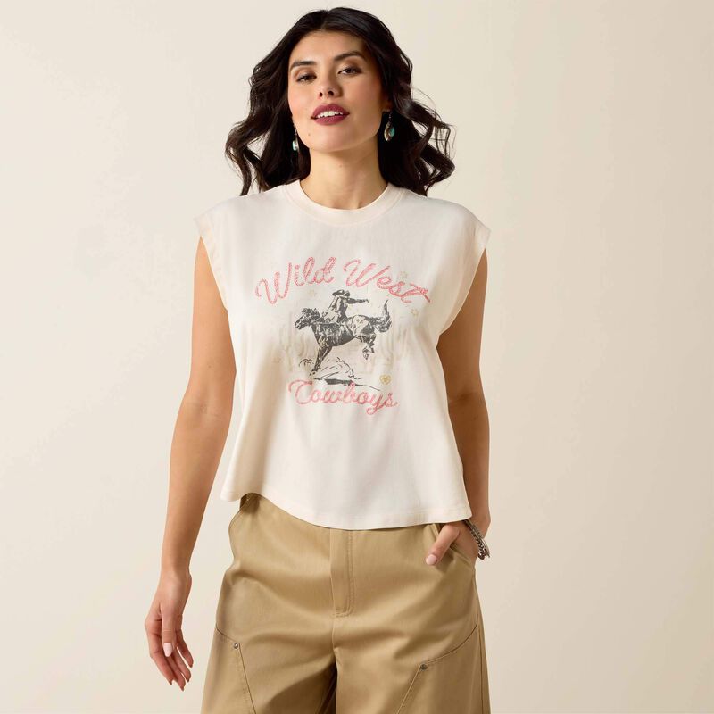 Ariat Women's Wild West Cropped T-Shirt