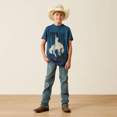Ariat Boy's Flag Bronco T-Shirt