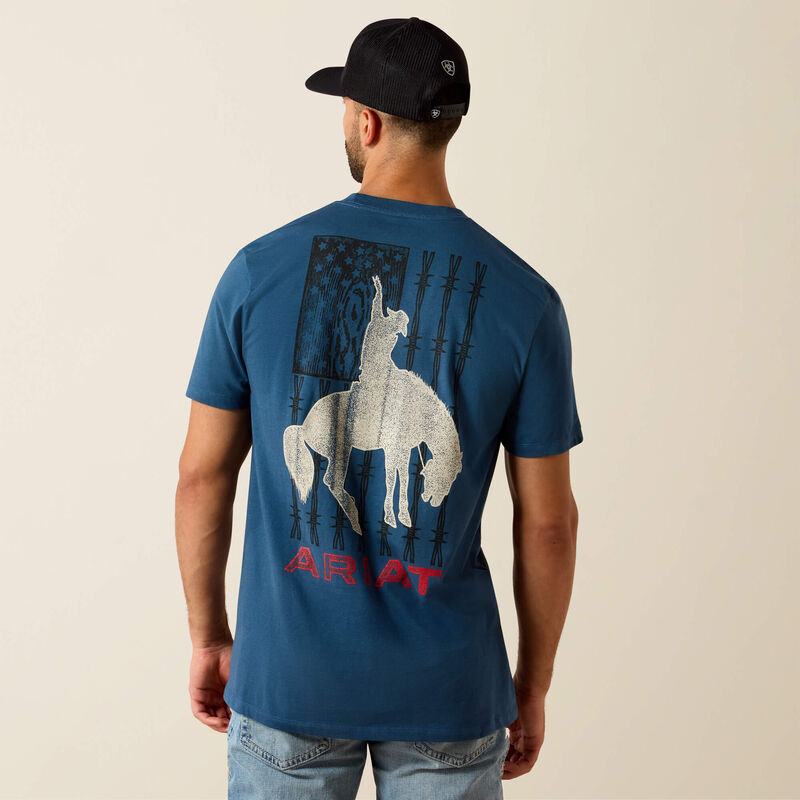 Ariat Men's Flag Bronco Classic Fit T-Shirt