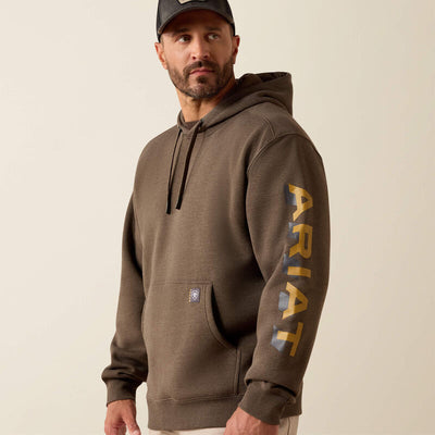 Ariat Men's Rebar Lightweight Logo Hoodie
