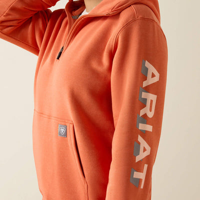 Ariat Women's Rebar Lightweight 1/2 Zip Hoodie