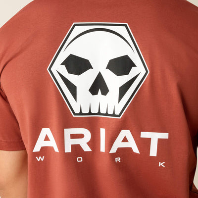 Ariat Men's Rebar Cotton Strong Bolt Skull T-Shirt