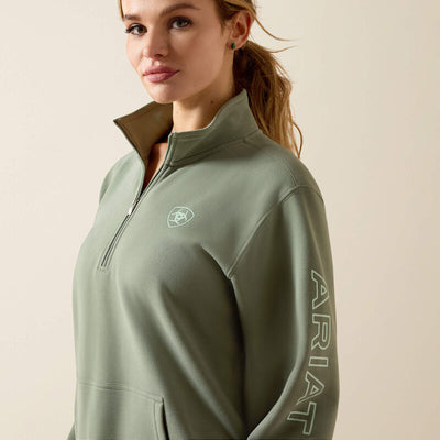 Ariat Women's Logo 1/2 Zip Sweatshirt