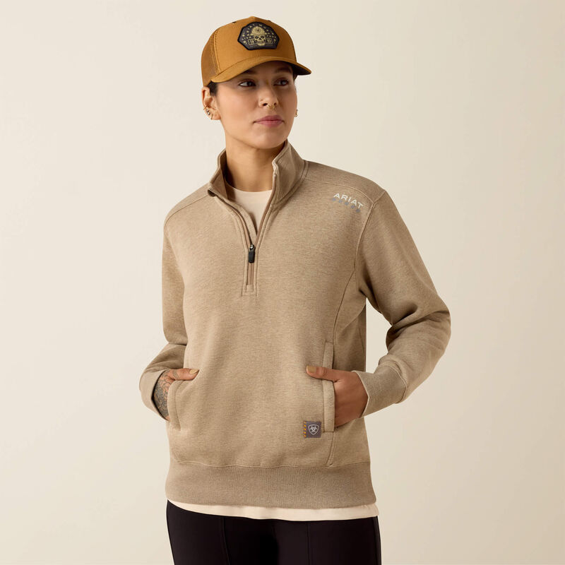 Ariat Women's Rebar Lightweight Mock 1/2 Zip Sweatshirt