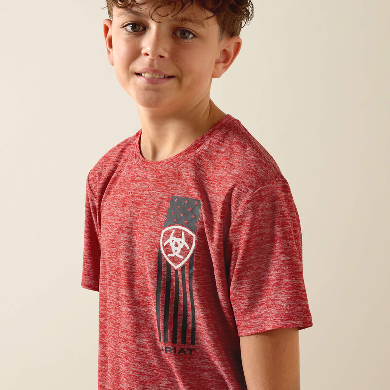 Ariat Boy's Patriot Stripe T-Shirt