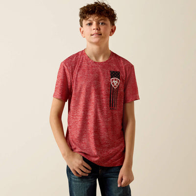Ariat Boy's Patriot Stripe T-Shirt