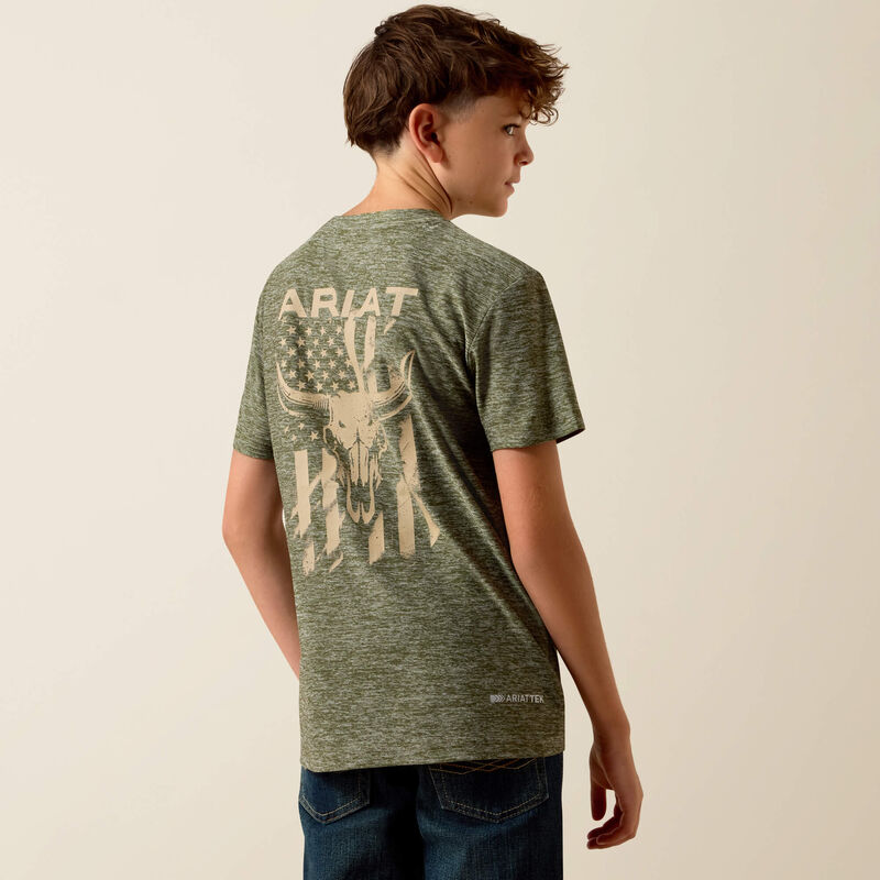 Ariat Boy's Longskull Freedom T-Shirt
