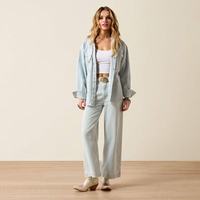 Ariat Women's Denim Stripe Shirt Jacket