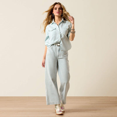 Ariat Women's Ultra High Rise Jazmine Wide Leg Jean