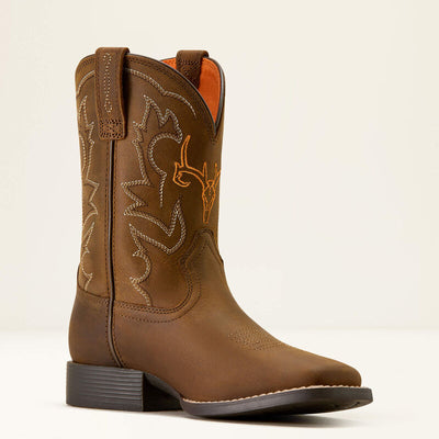 Ariat Kid's Deer Ridge Wide Square Toe Western Boot