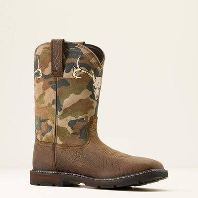 Ariat Men's Groundbreaker Antler Waterproof Steel Toe Boot