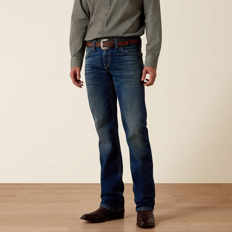 Wrangler Men's Wrancher Dress Jean - Navy