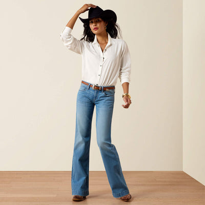 Ariat Women's Mid Rise Sherry Trouser Jean