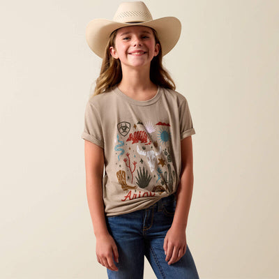 Ariat Girl's Western Collage T-Shirt