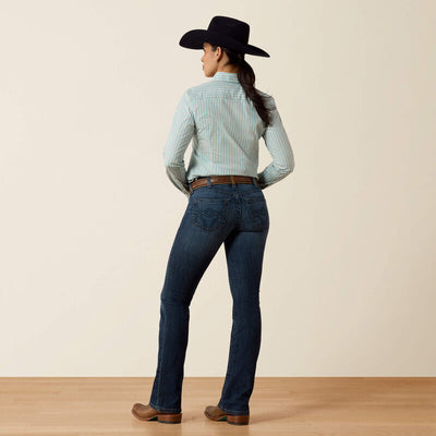Ariat Women's Mid Rise Luisa Boot Cut Jean