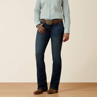 Ariat Women's Mid Rise Luisa Boot Cut Jean