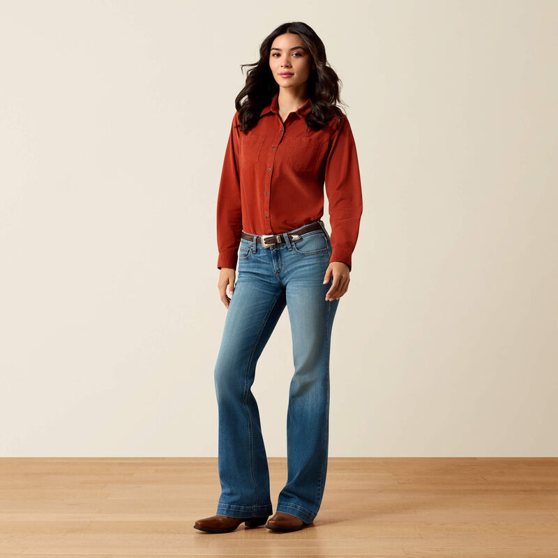 Ariat Women's Mid Rise Fabiana Trouser Jean