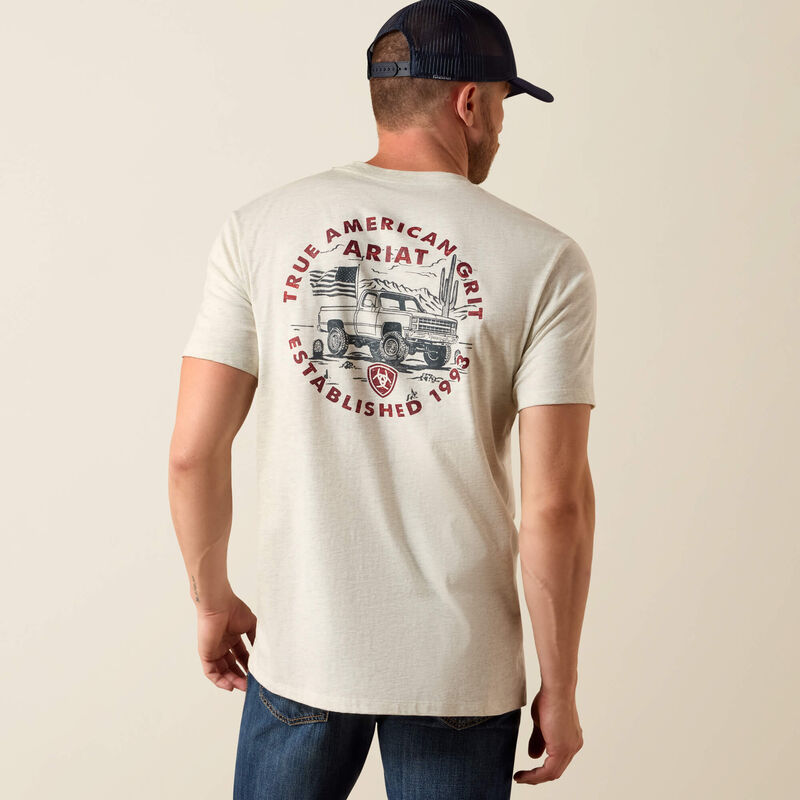 Ariat Men's Trucker Freedom Flag T-Shirt