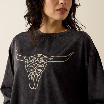 Ariat Women's Steer Story Long Sleeve T-Shirt