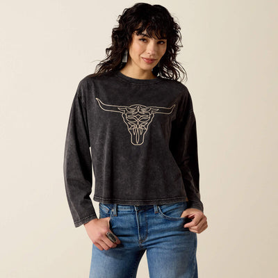 Ariat Women's Steer Story Long Sleeve T-Shirt