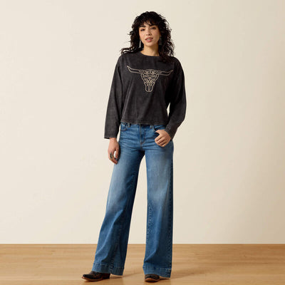 Ariat Women's Steer Story Long Sleeve T-Shirt