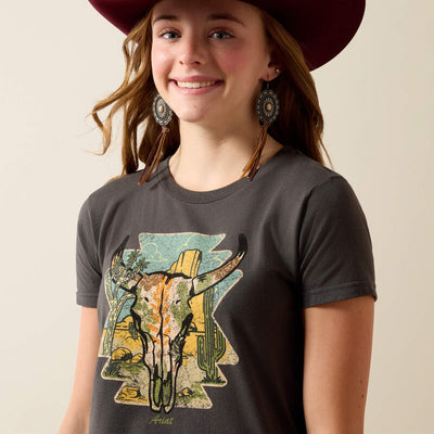 Ariat Girl's Desert Steer T-Shirt
