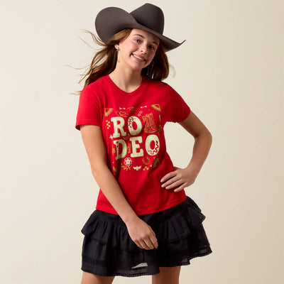 Ariat Girl's Rodeo Collage T-Shirt