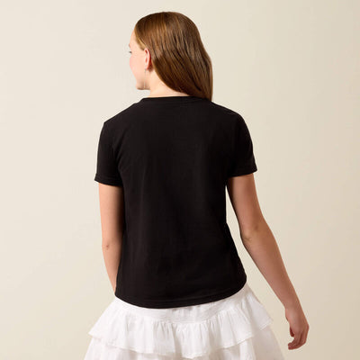 Ariat Girl's Rowdy Cow Skull T-Shirt