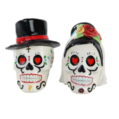 Pacific Trading "Wedding Skulls" Salt & Pepper Set